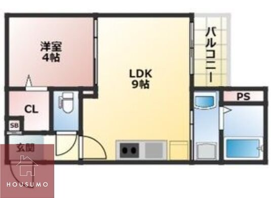 ALEGRIA淡路の物件間取画像