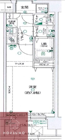 エスリード新大阪コンフォールⅡ番館の物件間取画像