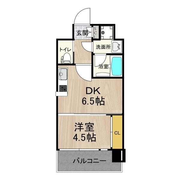 プレジオ江坂Ⅱの物件間取画像