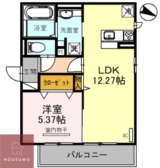 アドールの物件間取画像