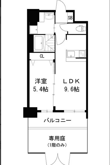 ディームス江坂の物件間取画像