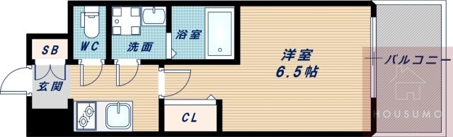 レジュールアッシュ三国本町の物件間取画像