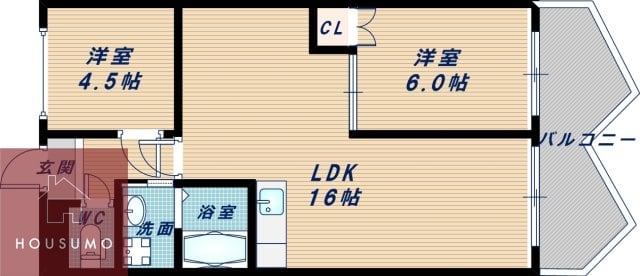 ロイヤルクイーンズパーク桃山台の物件間取画像