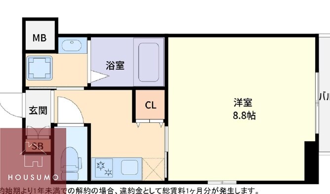 ヴェリテ新大阪イーストの物件間取画像