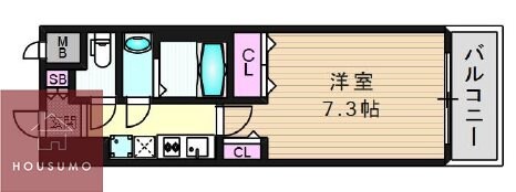 セレッソコートリバーサイドＯＳＡＫＡの物件間取画像