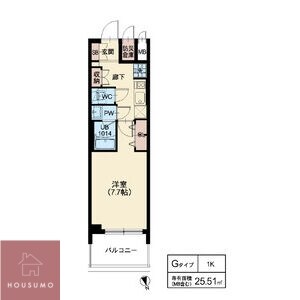 リッツ新大阪プレミアムの物件間取画像