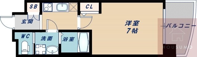 セレニテ三国プリエの物件間取画像