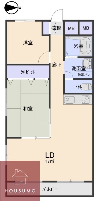 コボリマンション豊中の物件間取画像