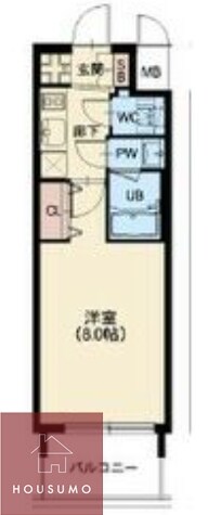 スプランディッド十三本町の物件間取画像