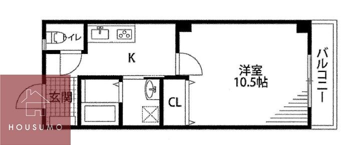 岡町グリーンハイツの物件間取画像