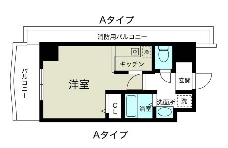 ノルデンハイム新大阪Ⅱの物件間取画像