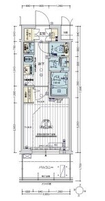 エステムコート新大阪ⅩⅢニスタの物件間取画像