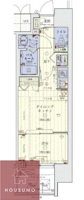 スワンズシティ新大阪プライムの物件間取画像