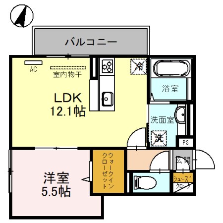 アグレイド北桜塚の物件間取画像