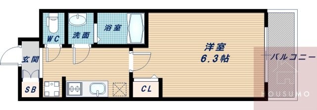 プレサンス新大阪イオリアの物件間取画像