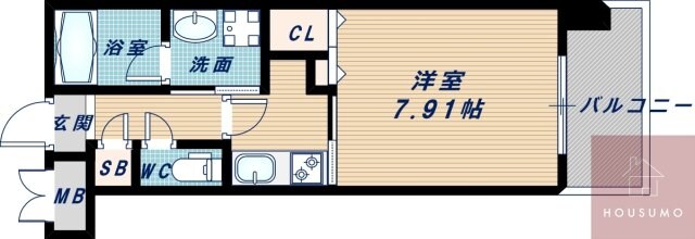 グランシス江坂の物件間取画像