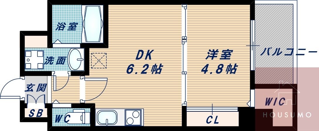 SEST新大阪の物件間取画像