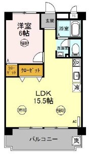 ハイツモリヤマの物件間取画像