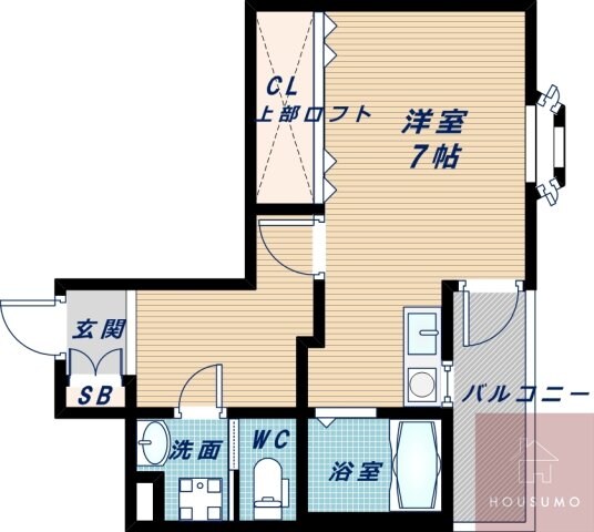 カルム香川Ⅱの物件間取画像