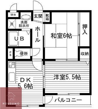 ヴィラしんべえ弐番館の物件間取画像