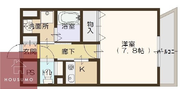 グラヴィールの物件間取画像