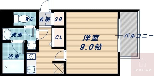 アスール江坂の物件間取画像