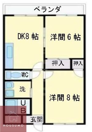 ラポール春日の物件間取画像