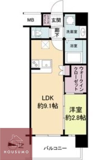 セレニテ東三国ミラクの物件間取画像