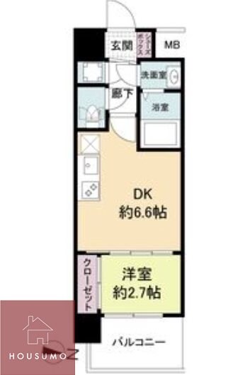 セレニテ東三国ミラクの物件間取画像