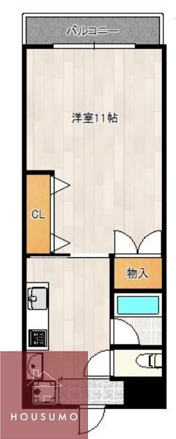 アルカンシェル岸部中の物件間取画像