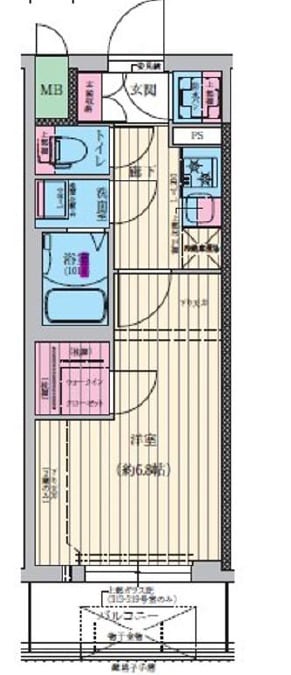 ファーストフィオーレ吹田パティオの物件間取画像