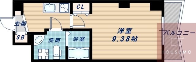 セレニテ新大阪弐番館の物件間取画像