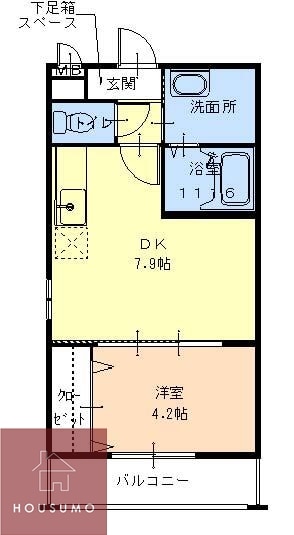 フジパレス サカエの物件間取画像