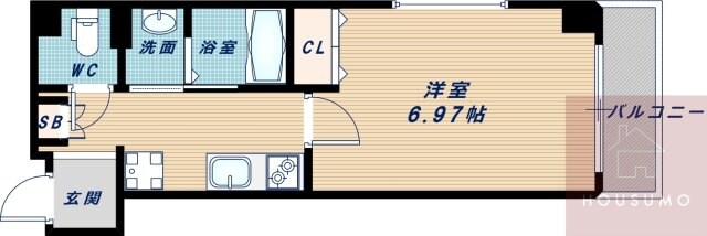 Lucir西三国の物件間取画像