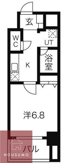 インペリアル豊中服部の物件間取画像