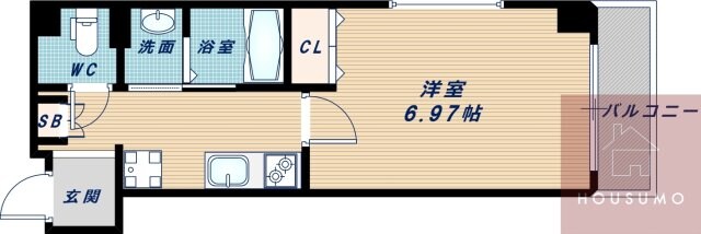 Lucir西三国の物件間取画像