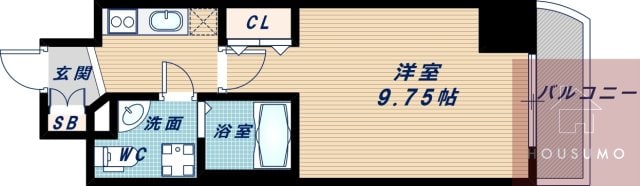 サンレムート江坂ファーストの物件間取画像