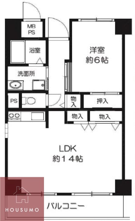 ラフィネ淀川の物件間取画像