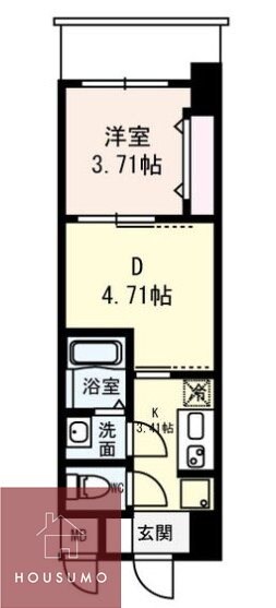 リブネスコート江坂の物件間取画像