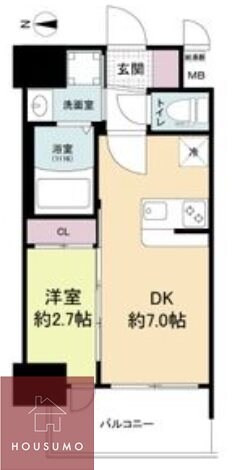 セレニテ新大阪ミラク壱番館の物件間取画像