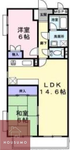 サンカルチャーの物件間取画像