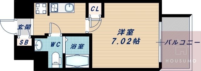 ドゥーエ江坂Ⅲの物件間取画像