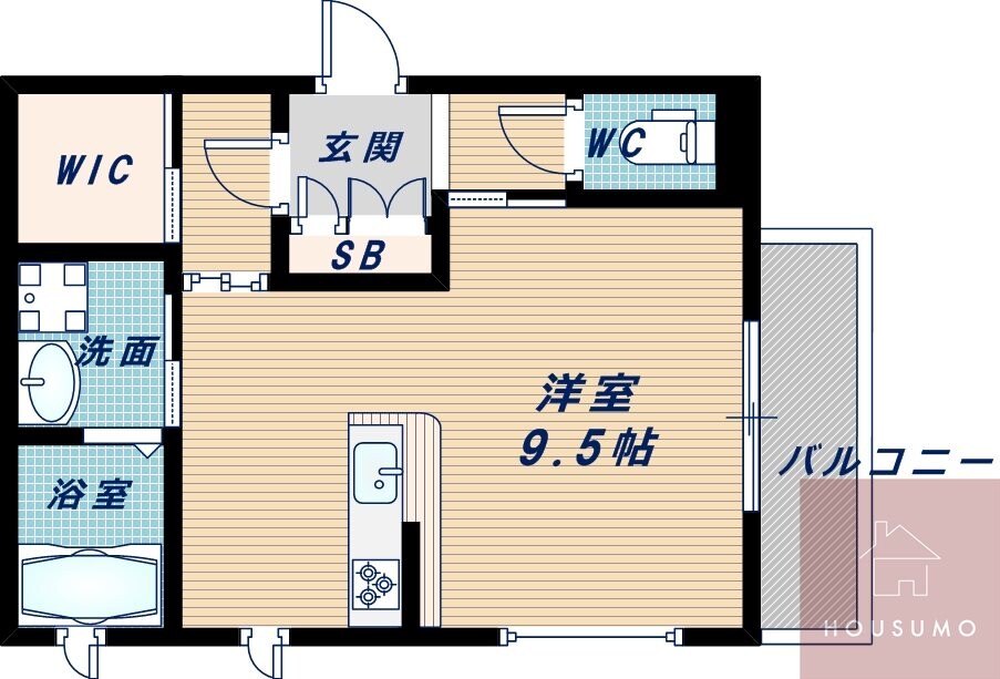 シャーメゾンハレクラニの物件間取画像