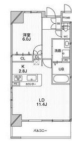 グランルクレ新大阪の物件間取画像