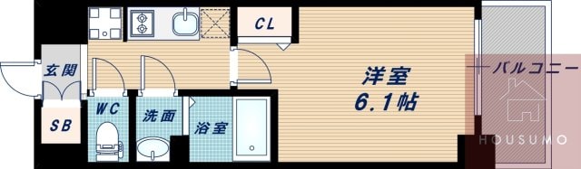 プレサンスブルーム東三国の物件間取画像