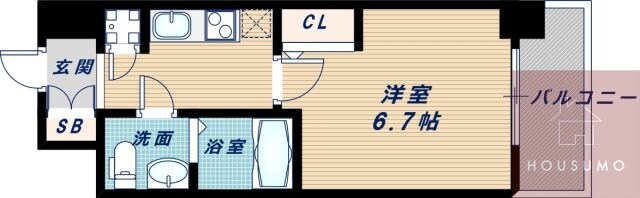 アドバンス新大阪ラシュレの物件間取画像