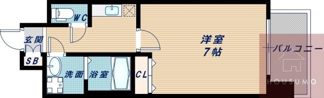 ファーストフィオーレ江坂江の木町パークサイドの物件間取画像