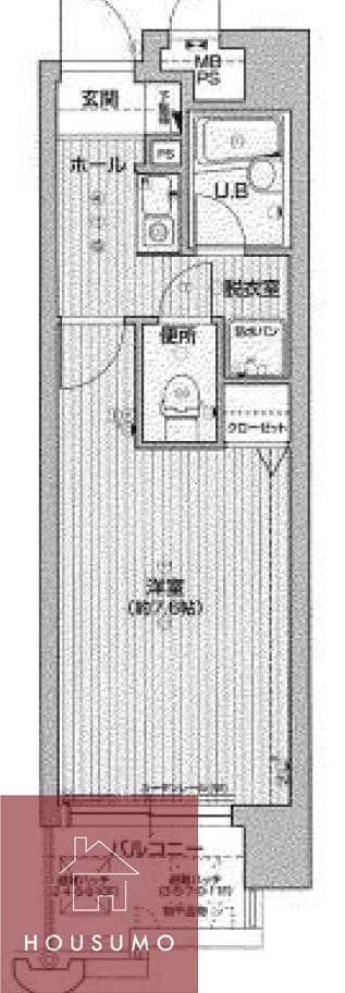 プレサンス新大阪の物件間取画像