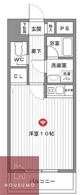 サニーセレクトコーポの物件間取画像