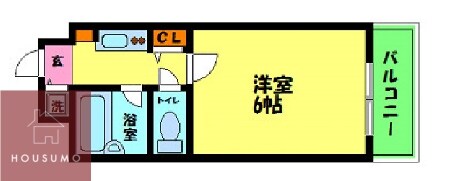 パラシオ塚本Ⅱの物件間取画像